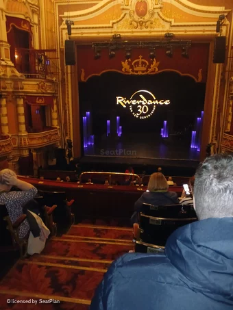 King's Theatre Glasgow Grand Circle F20 view from seat photo