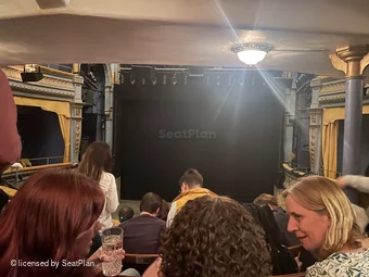 Harold Pinter Theatre Dress Circle E9 view from seat photo