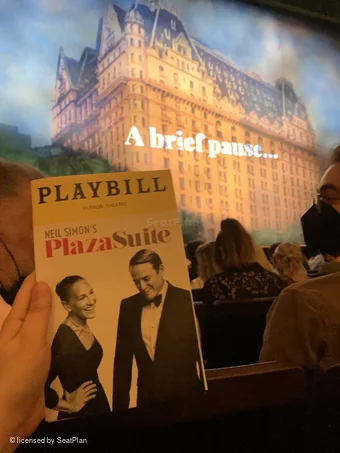 Hudson Theatre Orchestra G104 view from seat photo