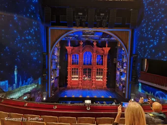 Savoy Theatre Dress Circle E12 view from seat photo