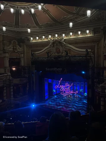 King's Theatre Glasgow Upper Circle E9 view from seat photo