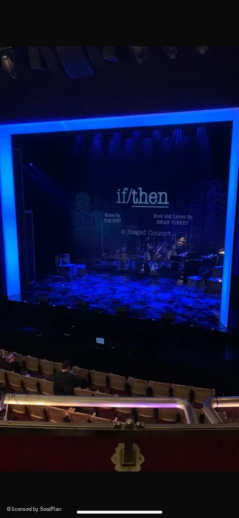 Savoy Theatre Dress Circle B7 view from seat photo