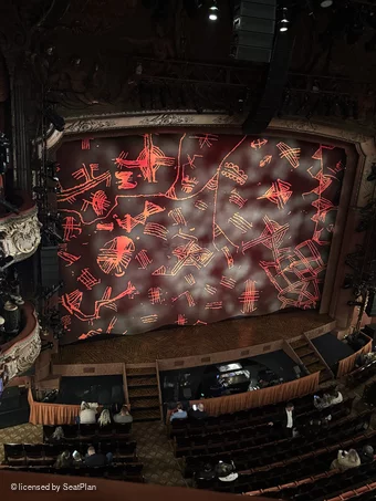 Lyceum Theatre Grand Circle A41 view from seat photo