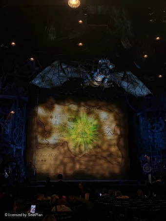 Apollo Victoria Theatre Stalls T37 view from seat photo