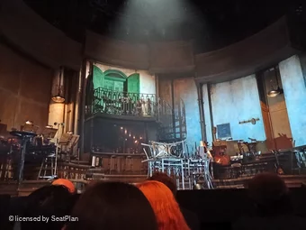Lyric Theatre Stalls E15 view from seat photo