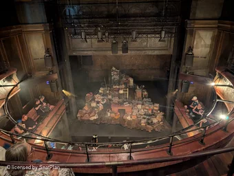 Royal Court Theatre Balcony C10 view from seat photo