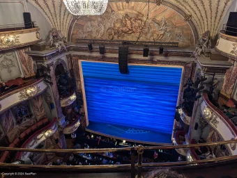 Novello Theatre Balcony B6 view from seat photo