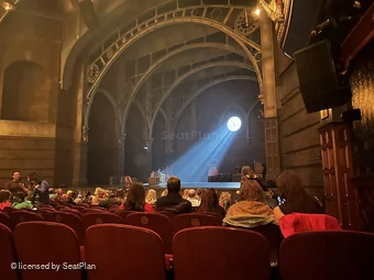 Lyric Theatre Orchestra K34 view from seat photo