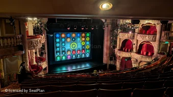 Shaftesbury Theatre Royal Circle L34 view from seat photo
