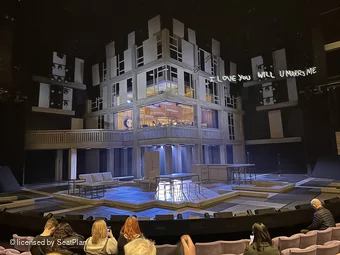 National Theatre - Olivier Stalls G33 view from seat photo