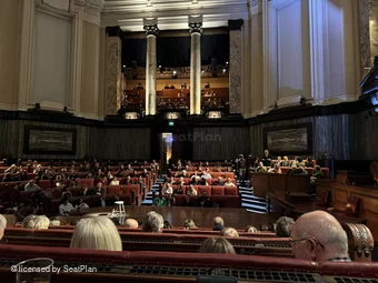 London County Hall Courtroom Stalls F201 view from seat photo