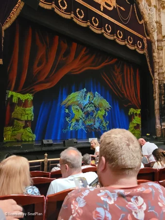 London Coliseum Stalls F37 view from seat photo