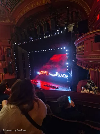 Dominion Theatre Circle C2 view from seat photo