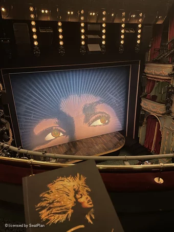 Aldwych Theatre Grand Circle B24 view from seat photo