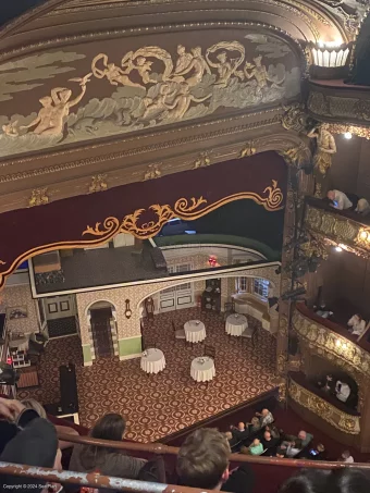 Apollo Theatre Balcony D27 view from seat photo