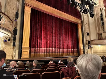 Majestic Theatre Orchestra I15 view from seat photo