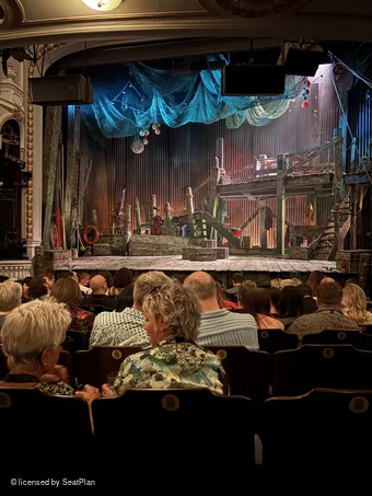 Ambassadors Theatre Stalls K7 view from seat photo