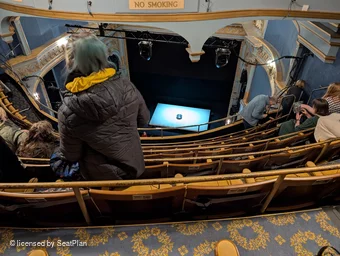 Harold Pinter Theatre Balcony Standing5 view from seat photo
