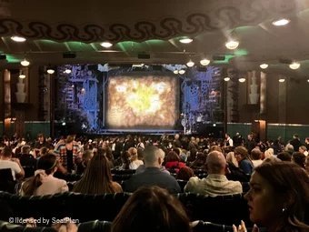 Apollo Victoria Theatre Stalls ZF21 view from seat photo