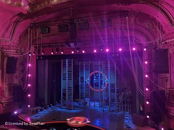 Dominion Theatre Circle C15 view from seat photo