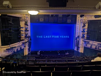 Hudson Theatre Dress Circle F103 view from seat photo