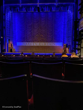Vaudeville Theatre Stalls K12 view from seat photo