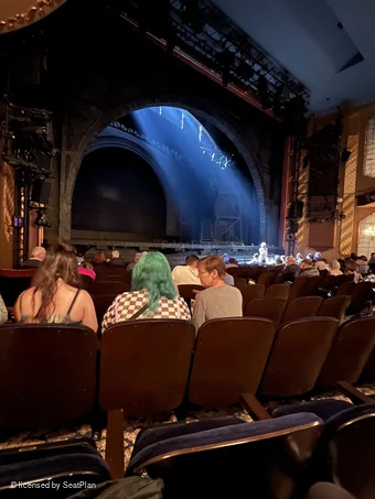 Lunt-Fontanne Theatre Orchestra L13 view from seat photo