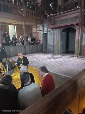 Sam Wanamaker Playhouse Playhouse Lower Gallery A6 view from seat photo