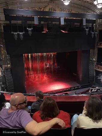 Theatre Royal Drury Lane Grand Circle D37 view from seat photo