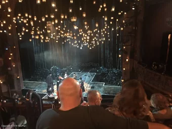 Lyceum Theatre Mezzanine E6 view from seat photo