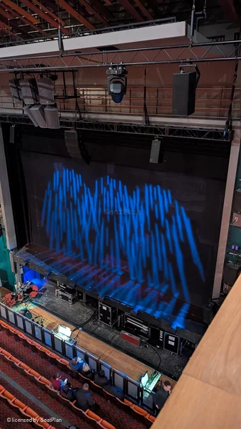 Aylesbury Waterside Theatre Circle 2 SLB2 view from seat photo