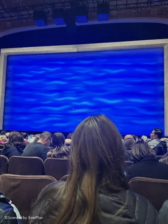 Winter Garden Theatre Orchestra J104 view from seat photo