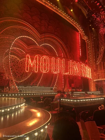 Al Hirschfeld Theatre Orchestra G5 view from seat photo