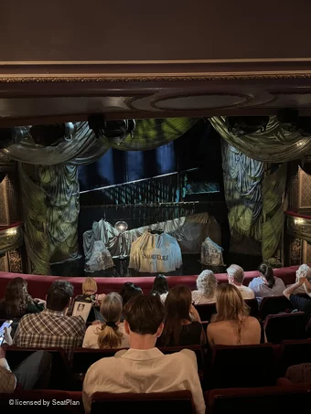 His Majesty's Theatre Royal Circle F21 view from seat photo