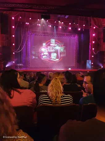 Dominion Theatre Stalls T38 view from seat photo