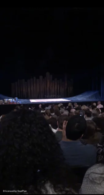 Hayes Theater Orchestra O111 view from seat photo