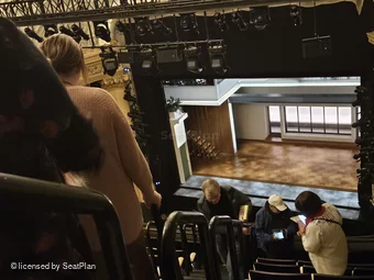 Hudson Theatre Balcony H4 view from seat photo