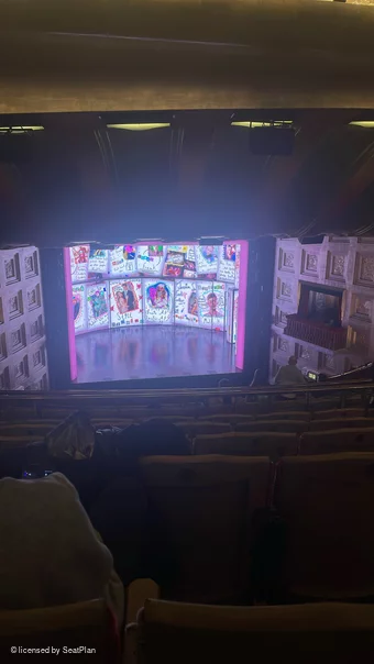 Savoy Theatre Dress Circle M17 view from seat photo