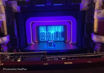 Shaftesbury Theatre Royal Circle B18 view from seat photo