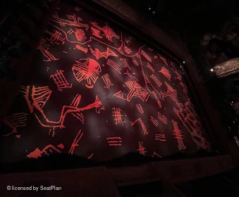 Lyceum Theatre Stalls B31 view from seat photo