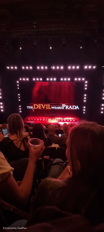 Dominion Theatre Circle N19 view from seat photo