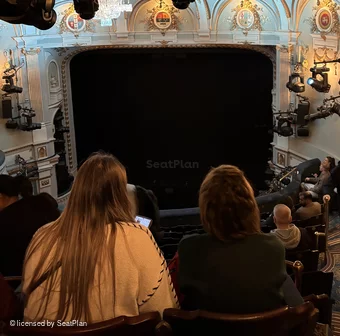 Ambassadors Theatre Circle L1 view from seat photo