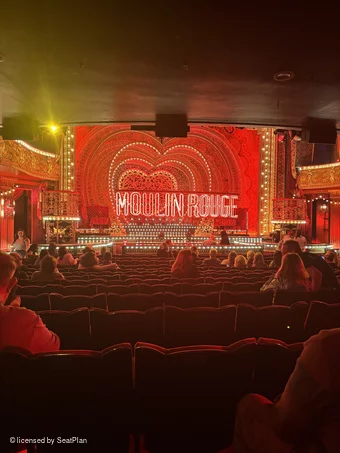 Piccadilly Theatre Stalls P22 view from seat photo