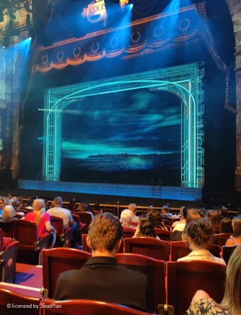 London Coliseum Stalls K6 view from seat photo