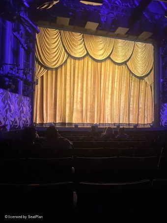 Trafalgar Theatre Stalls K20 view from seat photo