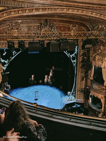 Theatre Royal Haymarket Upper Circle C23 view from seat photo