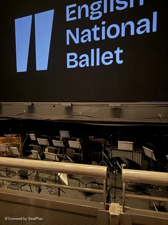 Sadler's Wells Stalls A9 view from seat photo