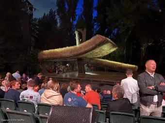 Regent's Park Open Air Theatre Upper Centre J32 view from seat photo