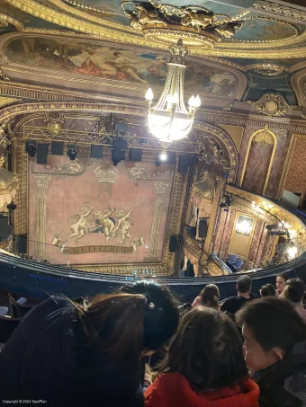 Theatre Royal Haymarket Upper Circle F19 view from seat photo