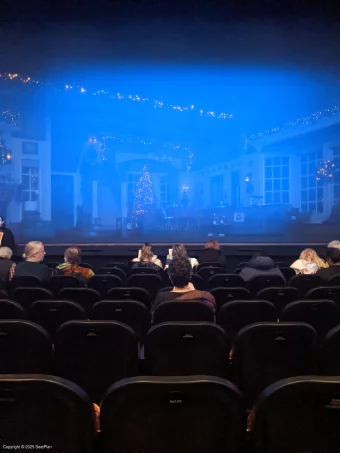 Hayes Theater Orchestra J106 view from seat photo